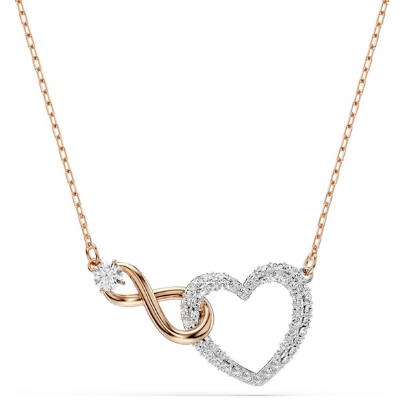 Swarovski Jewelry - Swarovski Hyperbola Infinity & Heart Mixed Metal Necklace NIB Retails:$159